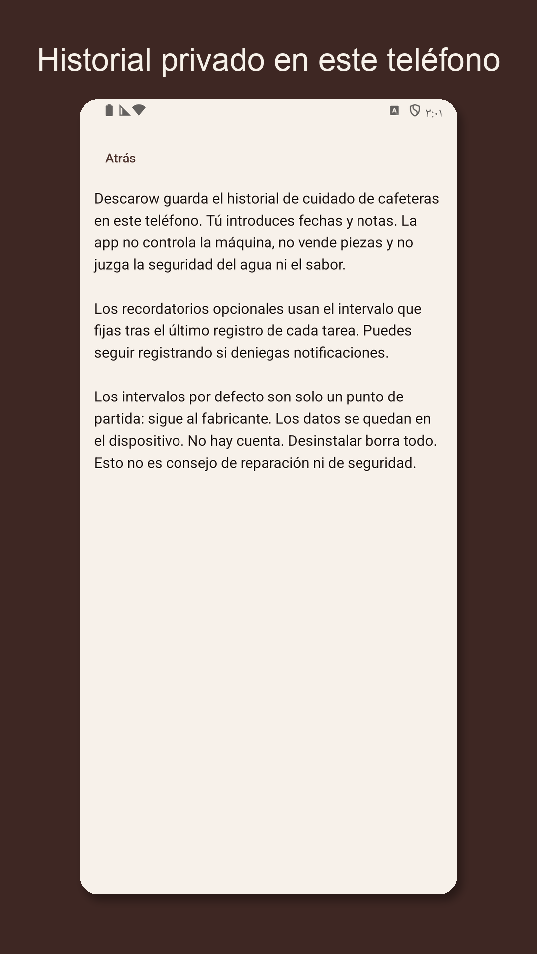 Descarow: Cuidado de máquina — 5