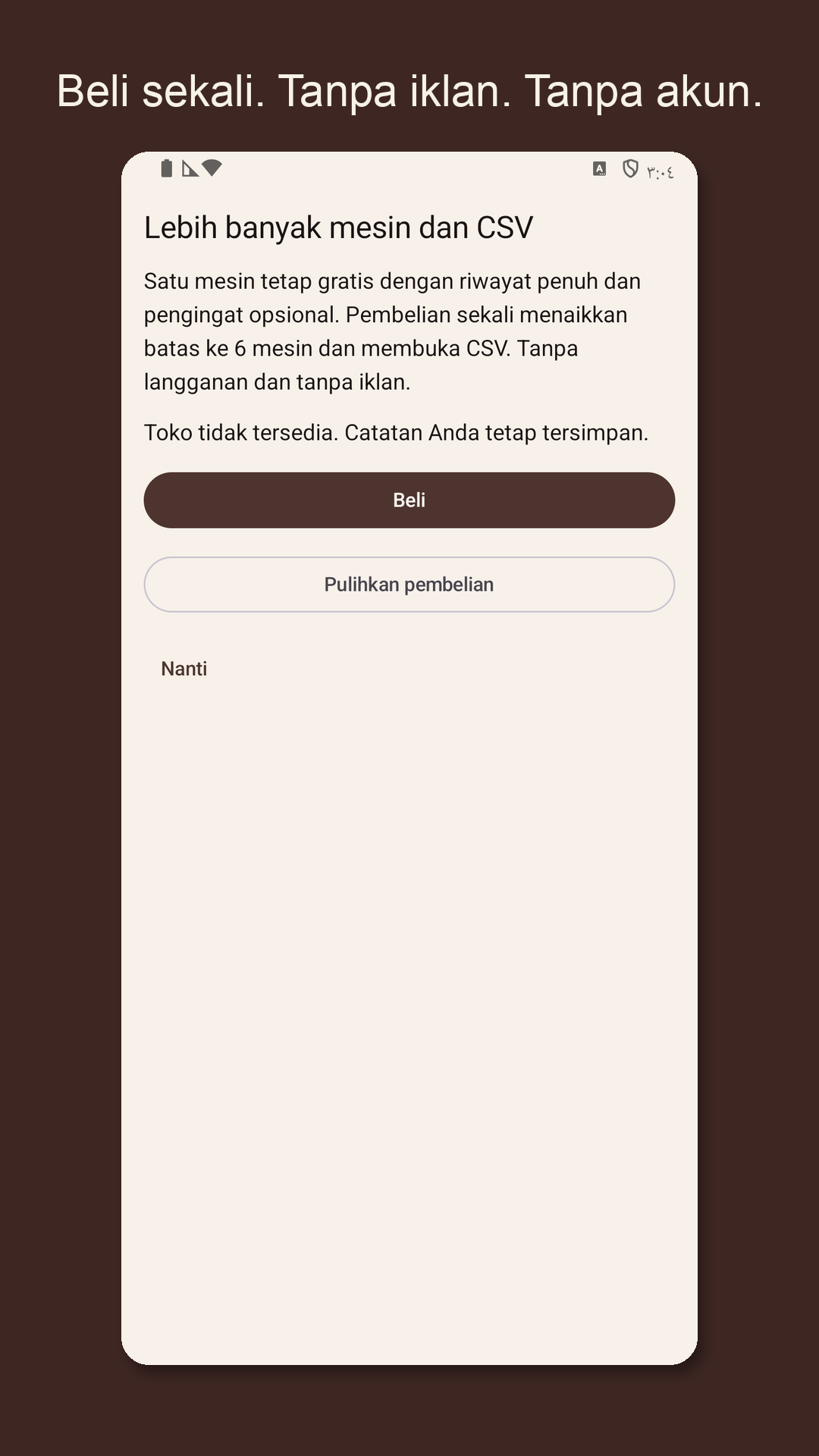 Descarow: Log perawatan — 4