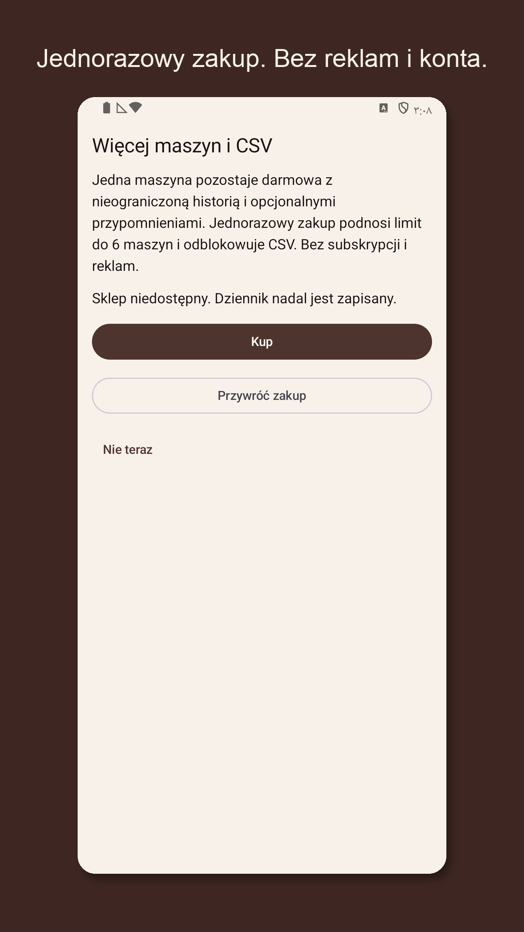 Descarow: Pielęgnacja maszyny — 4