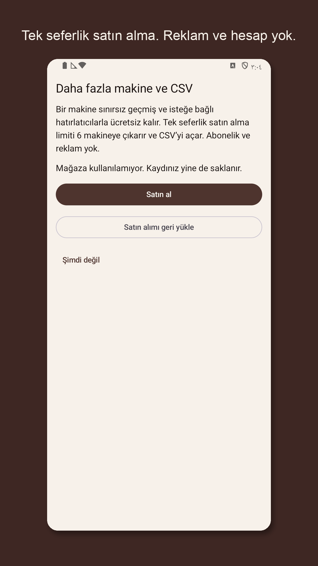 Descarow: Makine bakım günlüğü — 4