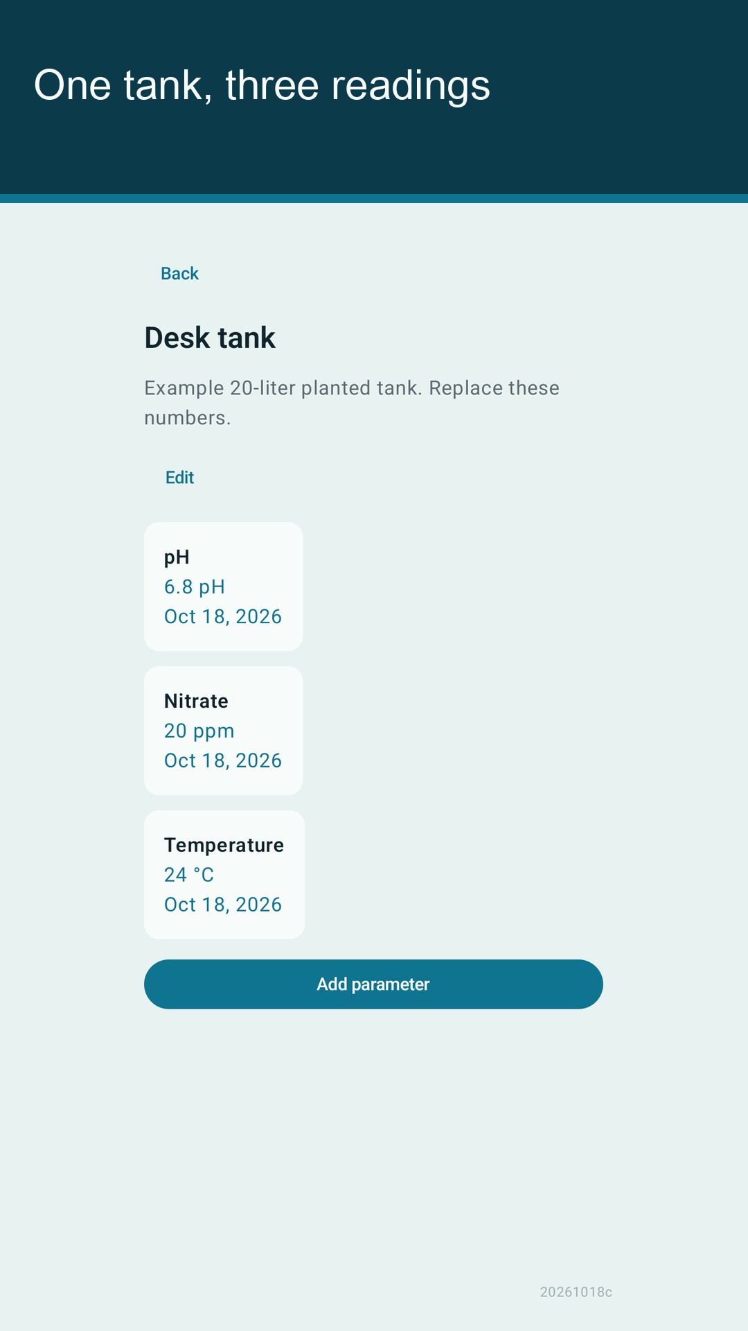 Glaslog: Aquarium Log — 2