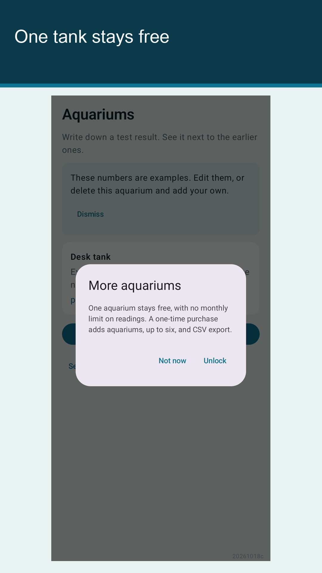 Glaslog: Aquarium Log — 5