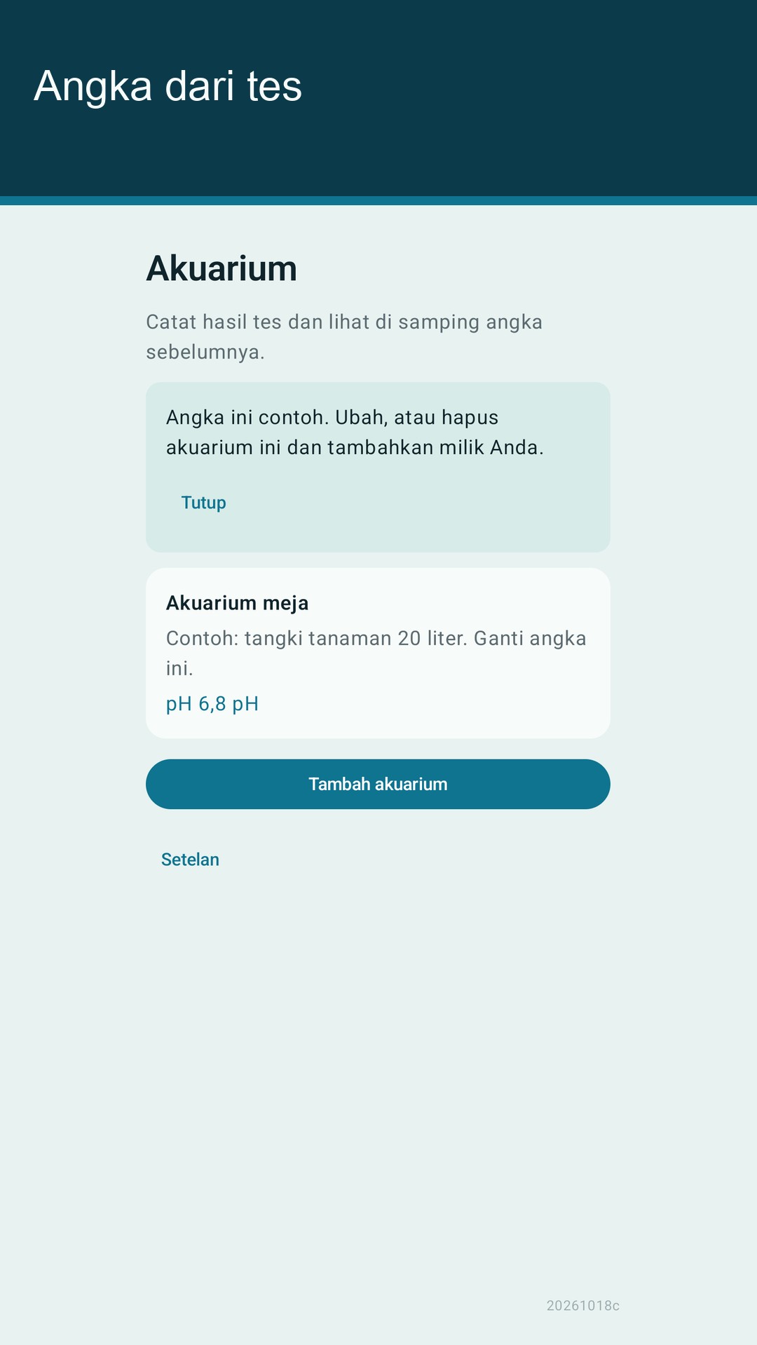 Glaslog: catatan akuarium