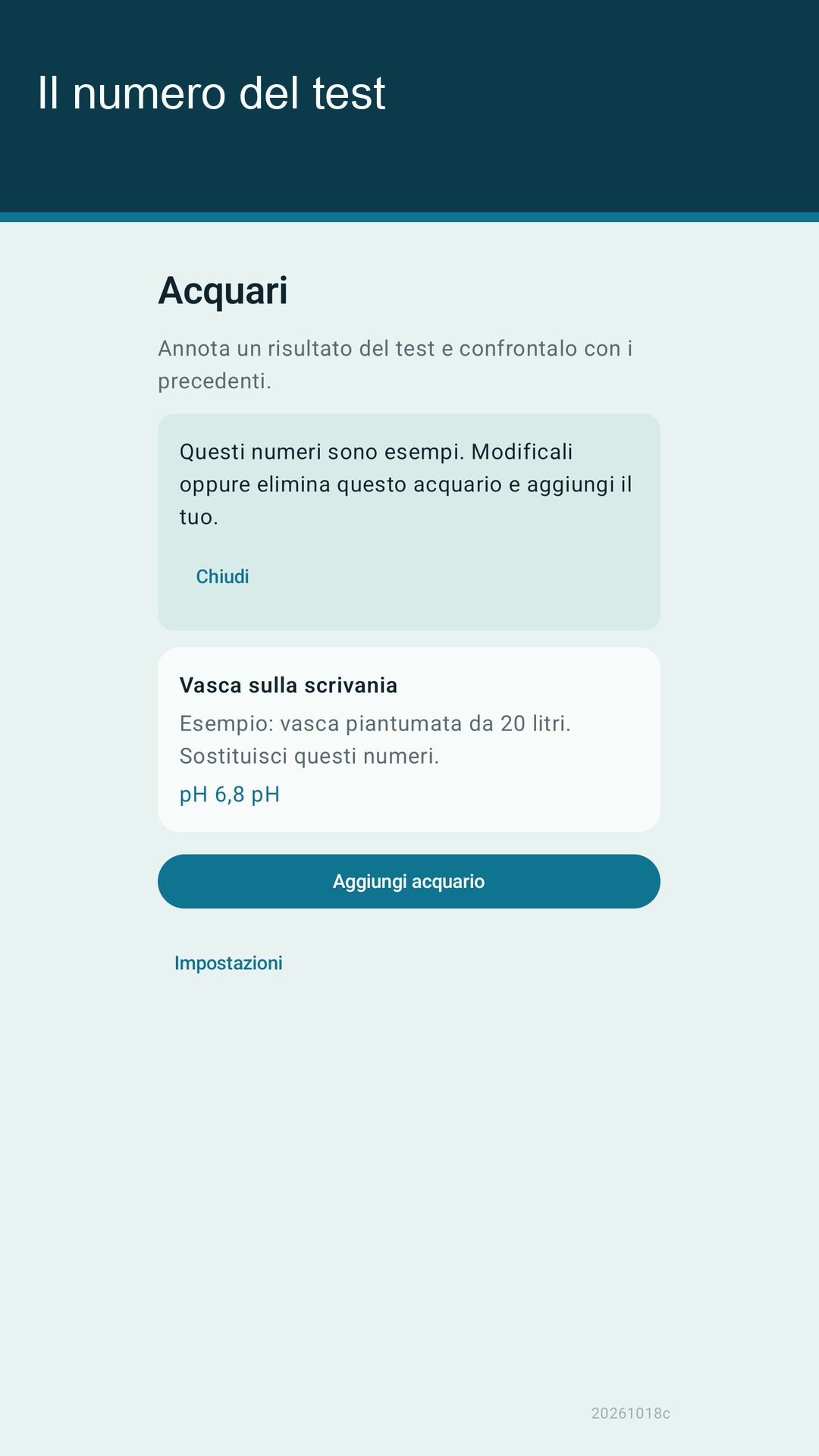 Glaslog: diario acquario