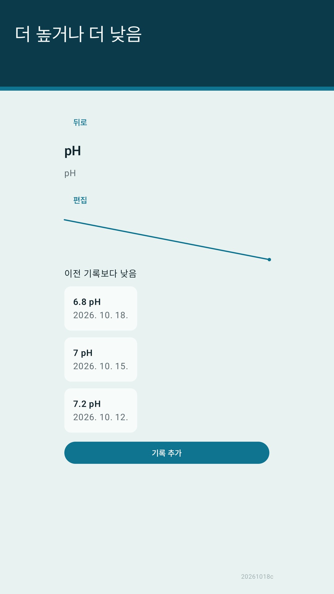 Glaslog: 수조 기록 — 3