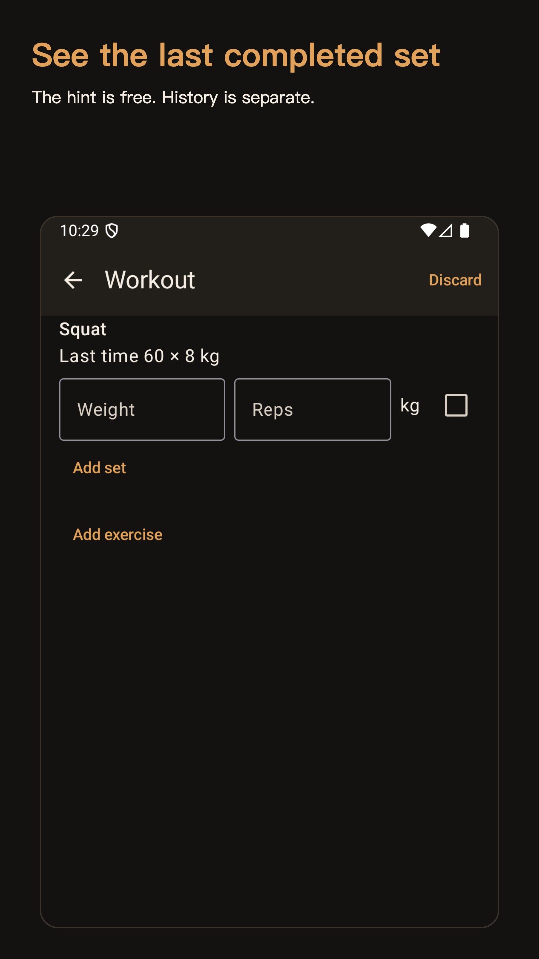 Gravlog: Gym Set Log — 3