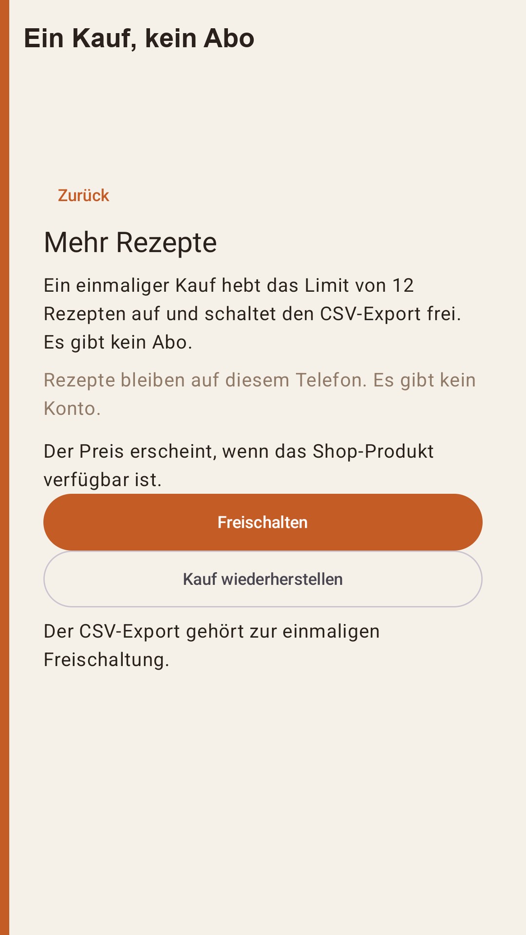 Halvlog: Rezeptportionen — 5