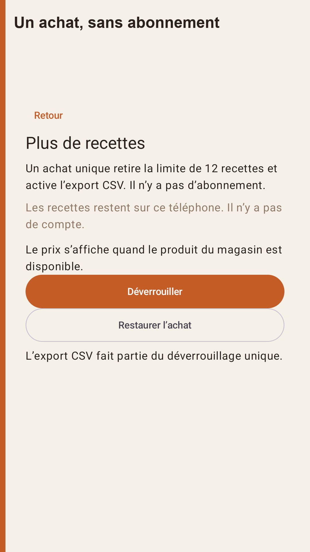 Halvlog : portions de recettes — 5