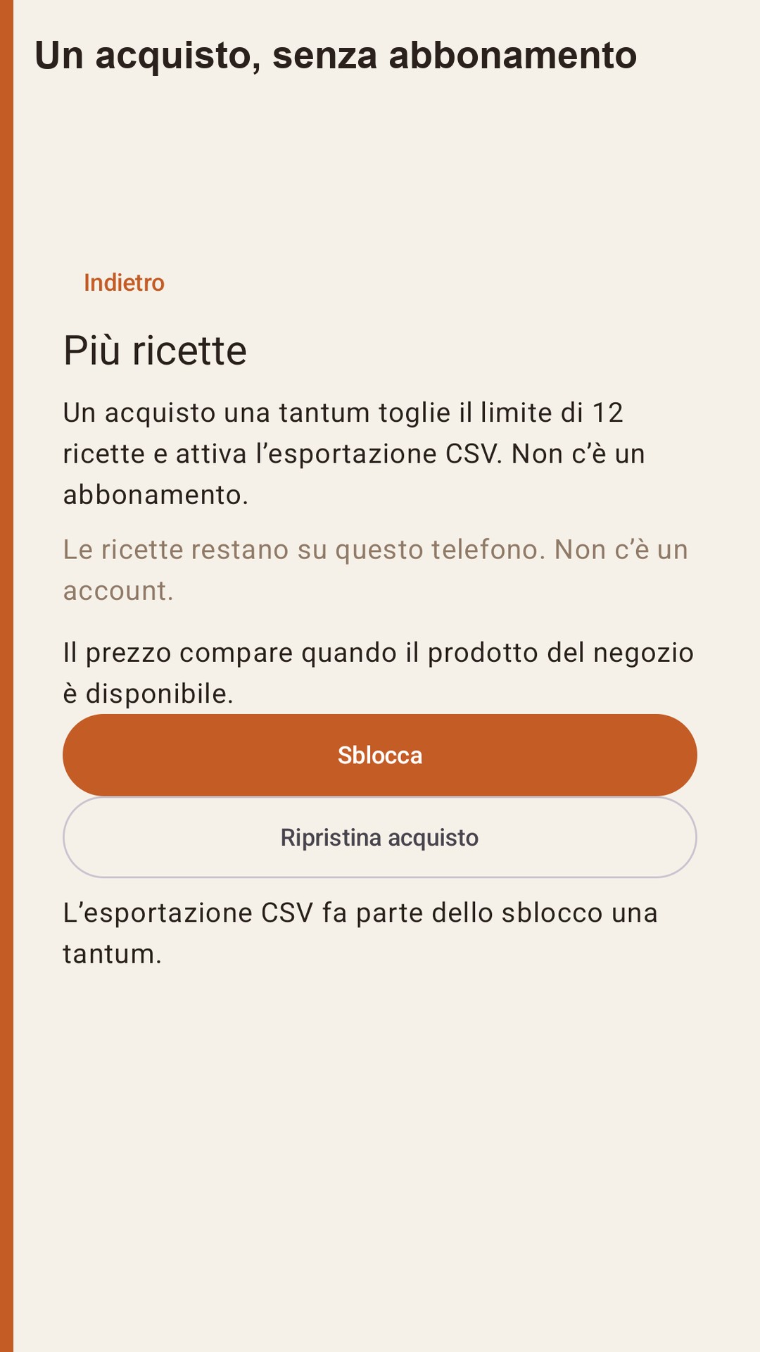 Halvlog: porzioni ricette — 5