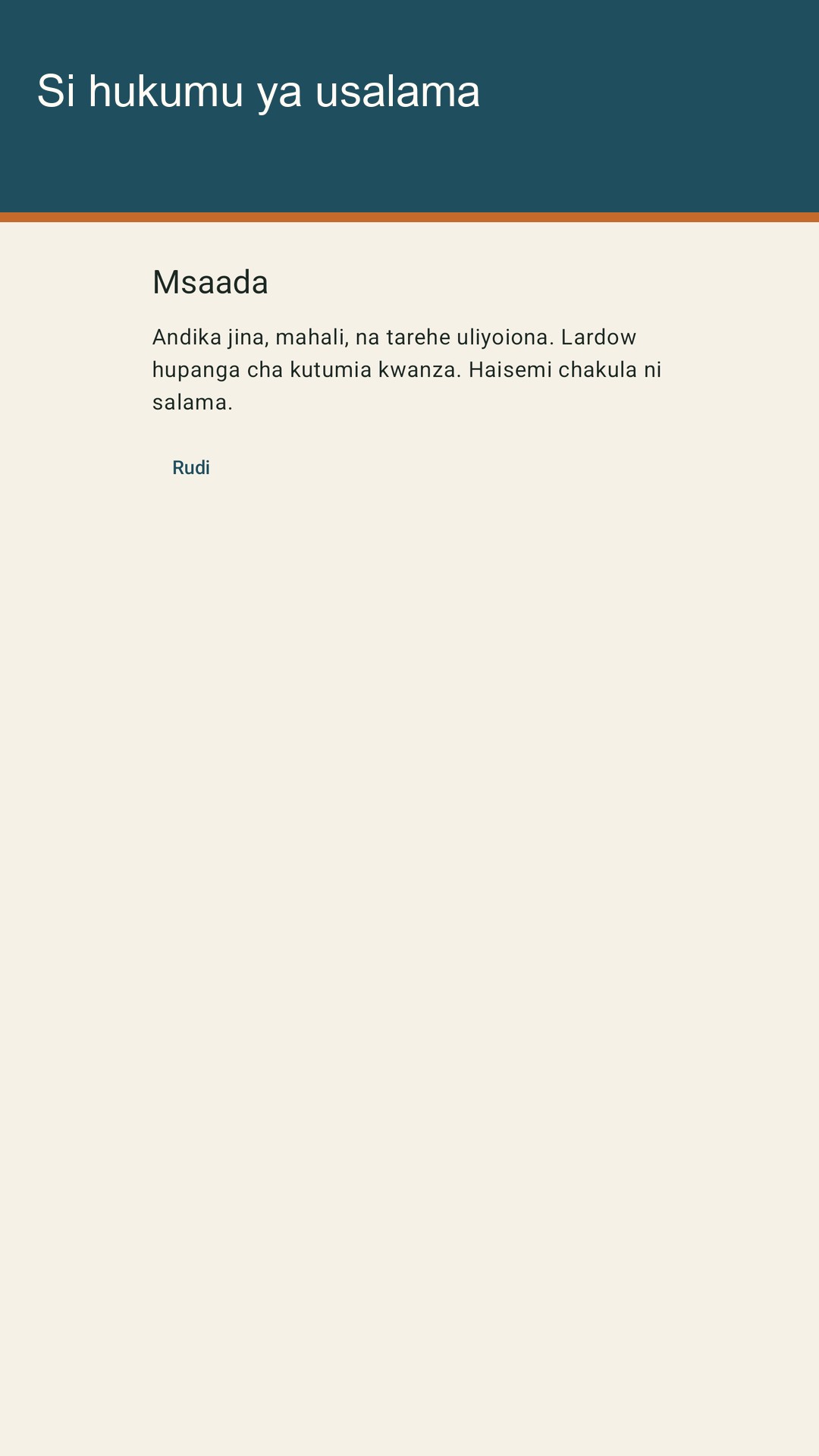 Lardow: orodha ya kuisha — 5