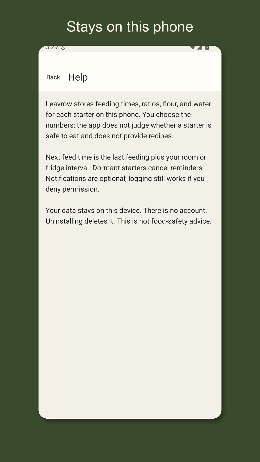 Leavrow: Sourdough Feed Log — 5