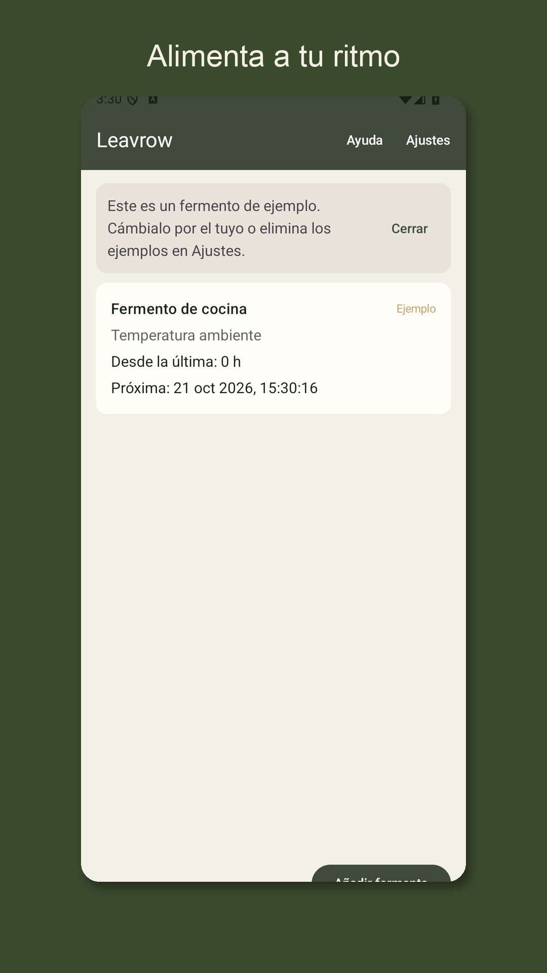 Leavrow: bitácora de levadura
