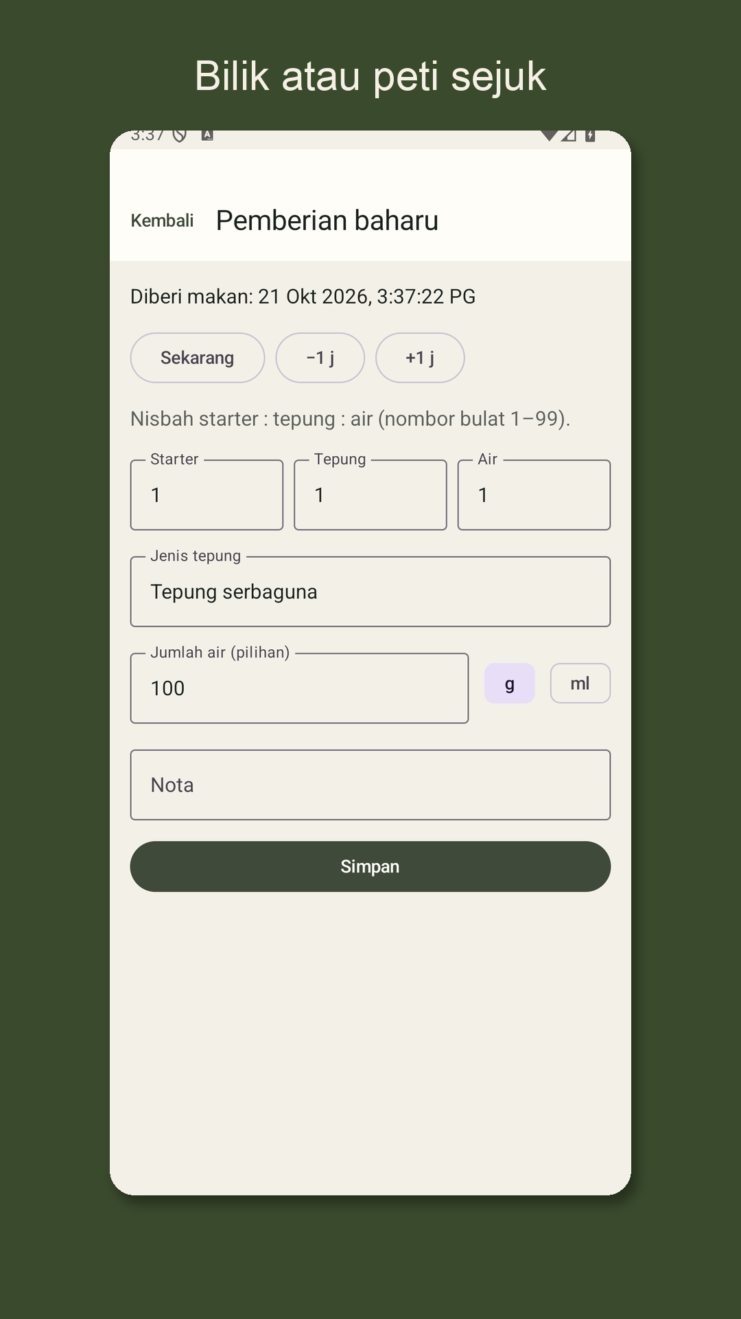 Leavrow: log suapan ragi — 3