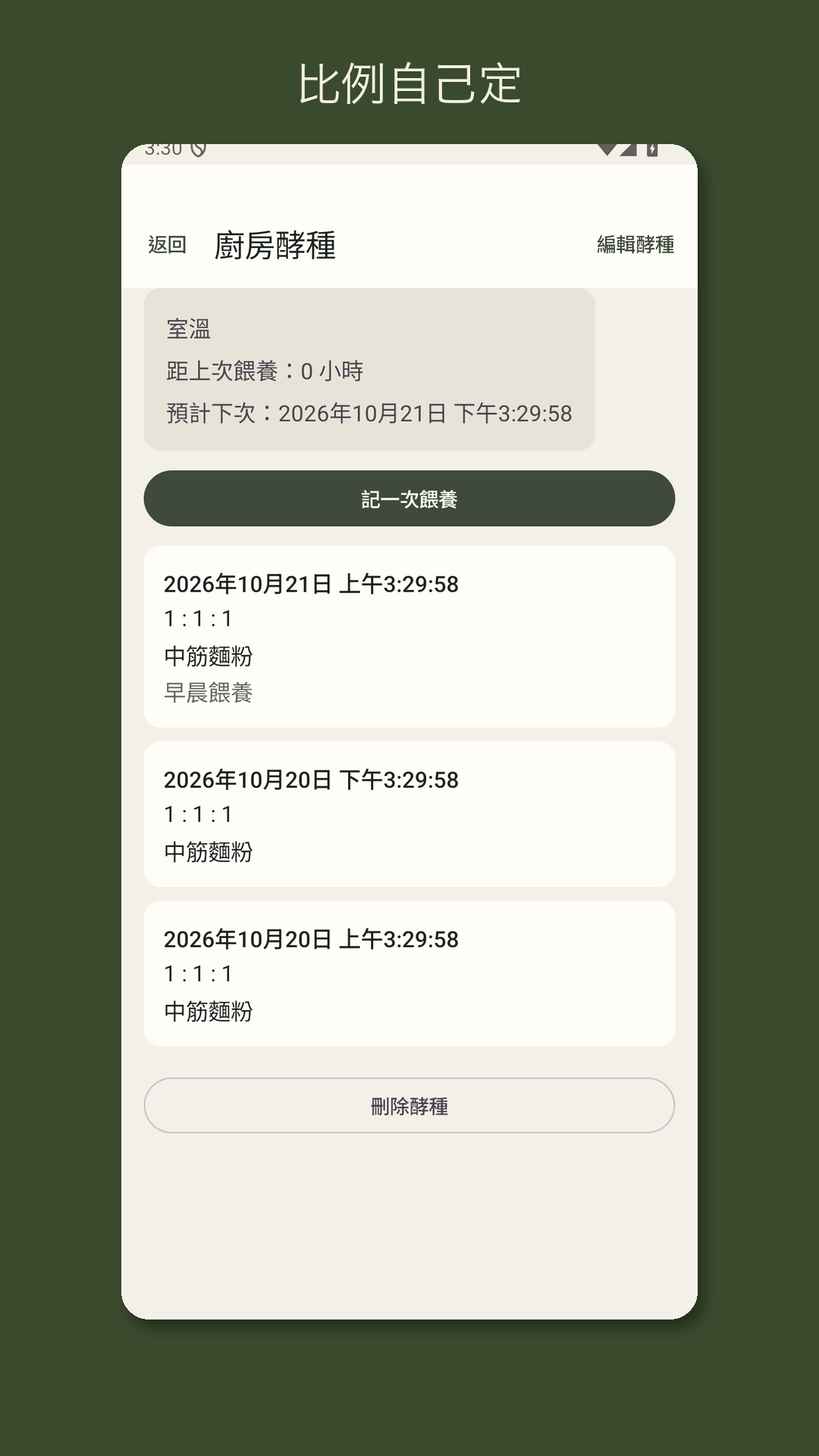 Leavrow：酸麵團餵養紀錄 — 2