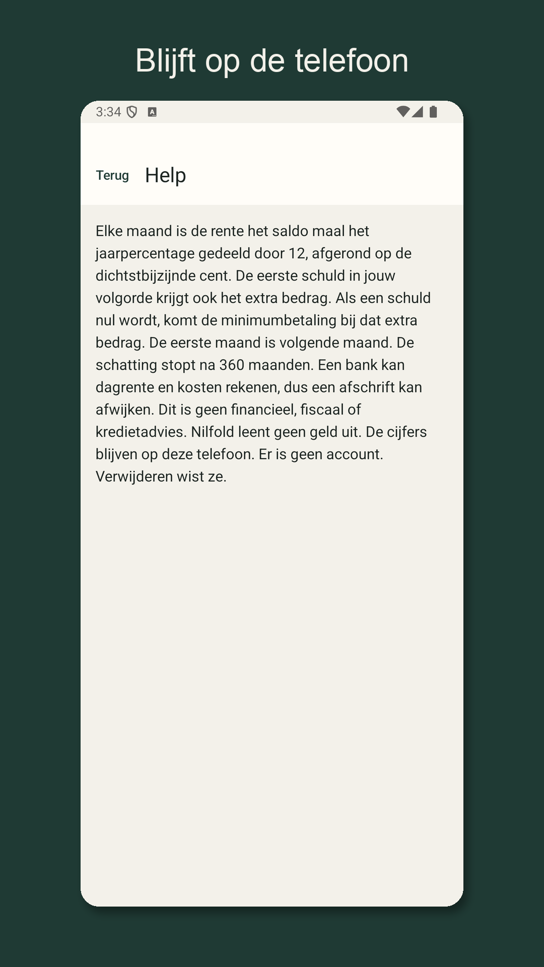 Nilfold: schulden schatten — 4