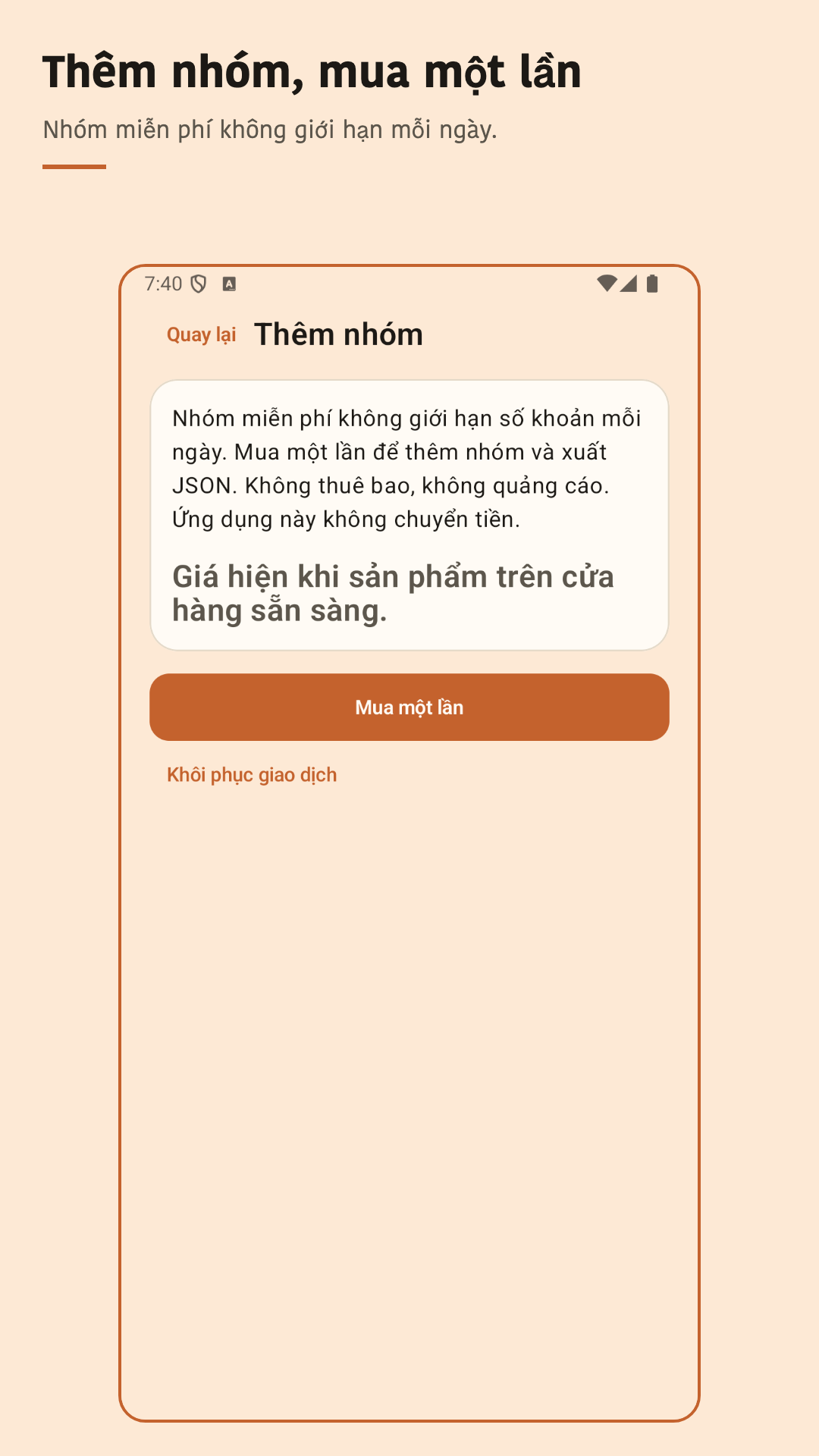 Nuvotab: chia chi tiêu — 5