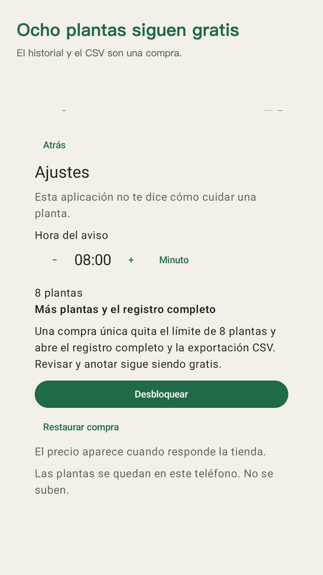 Potdew: control de plantas — 4