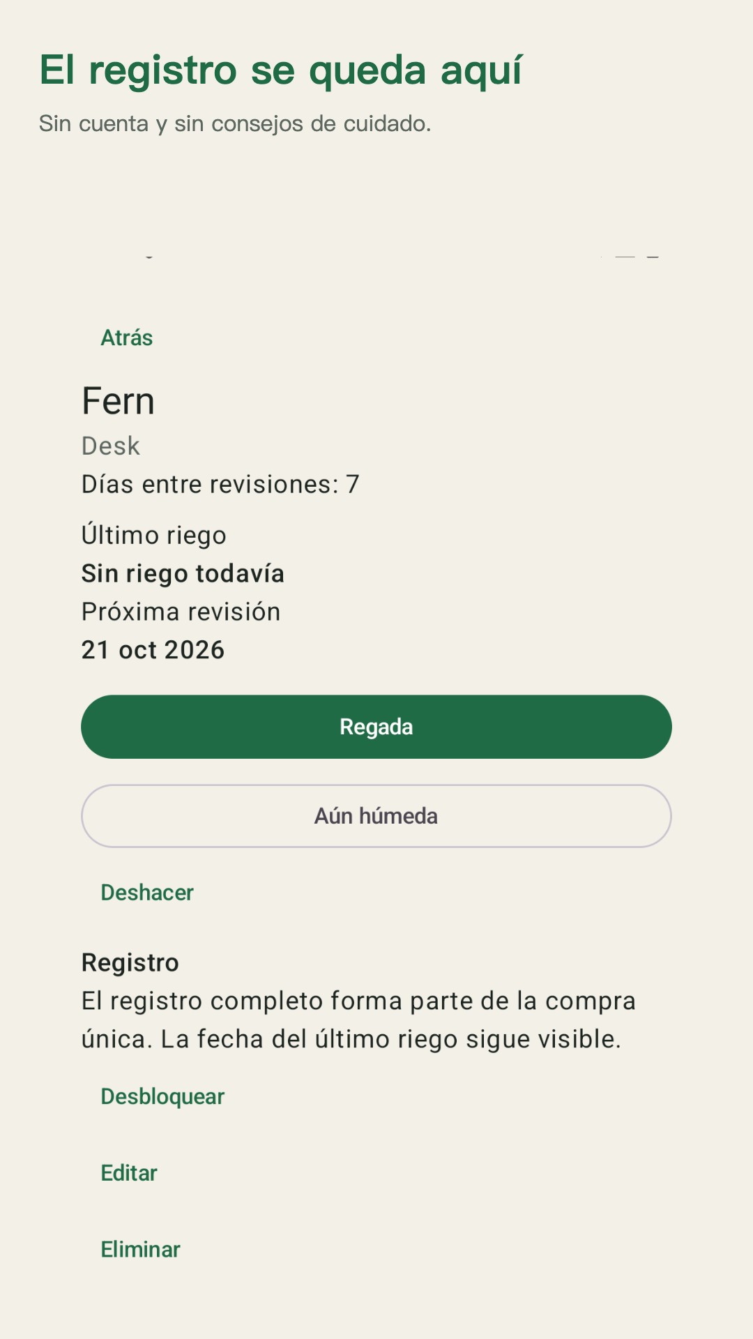 Potdew: control de plantas — 5