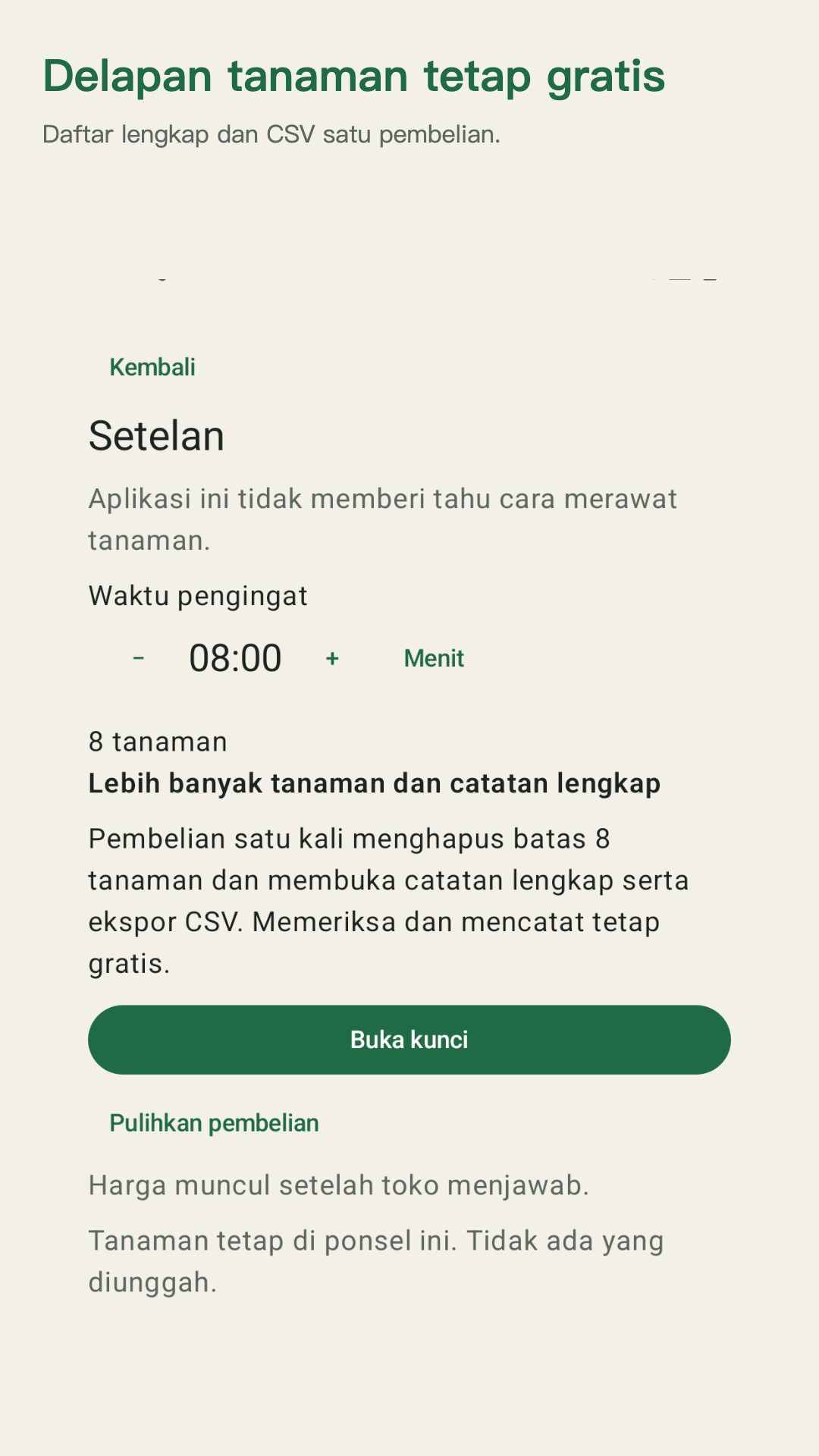 Potdew: catatan cek tanaman — 4