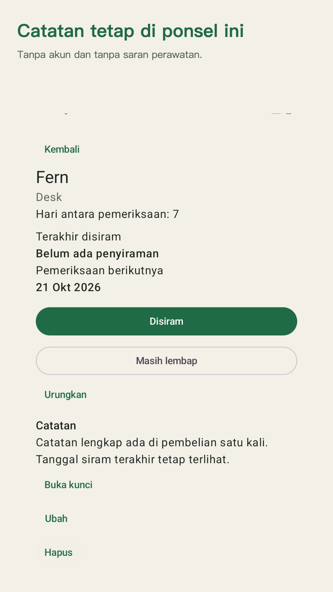 Potdew: catatan cek tanaman — 5
