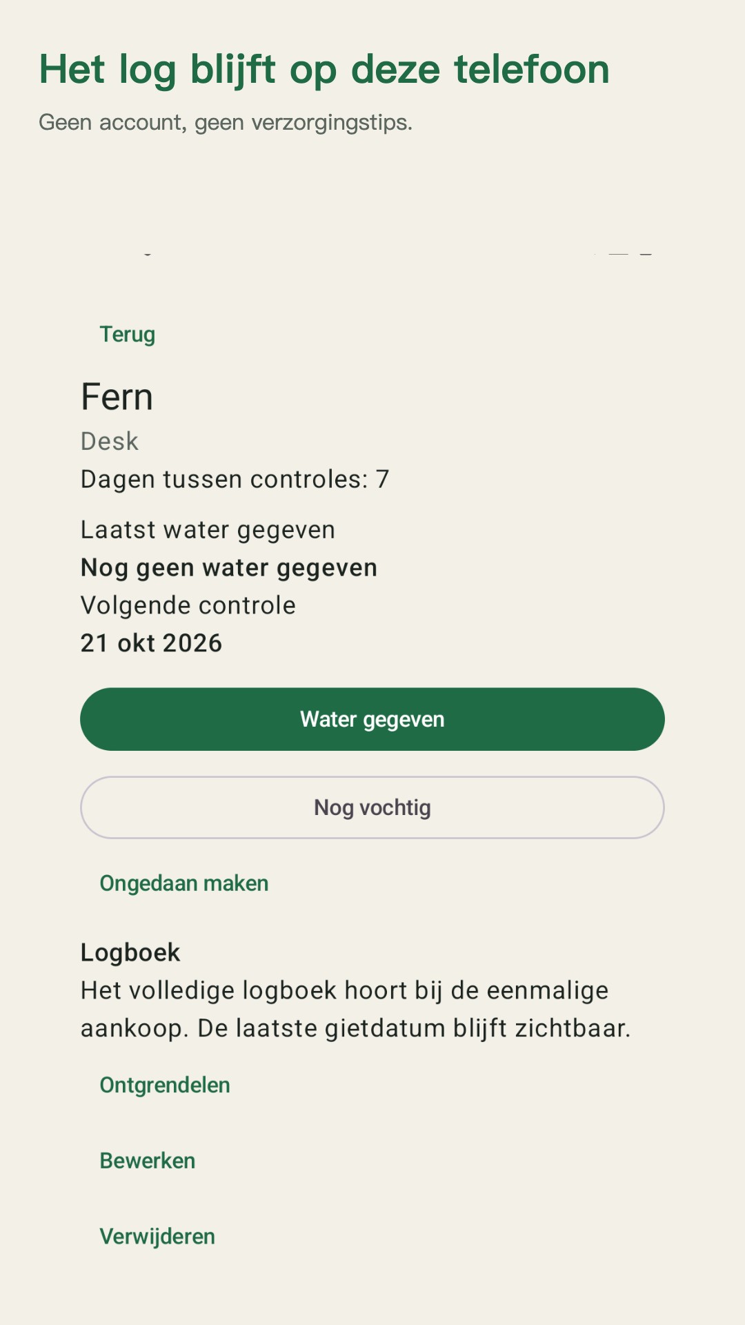 Potdew: plantcontrole — 5