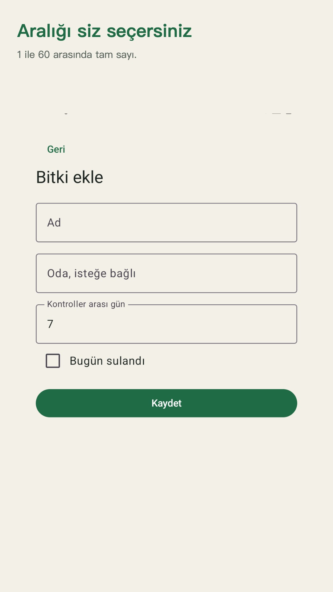 Potdew: bitki kontrol kaydı — 3