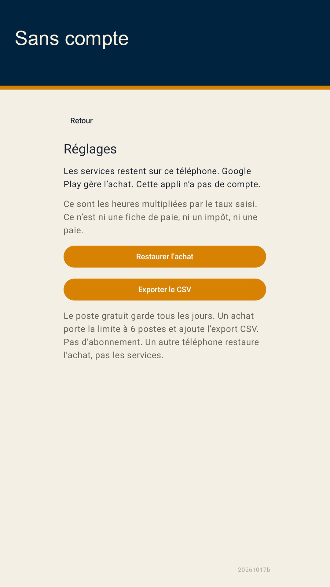 Shiftfold : heures de poste — 4