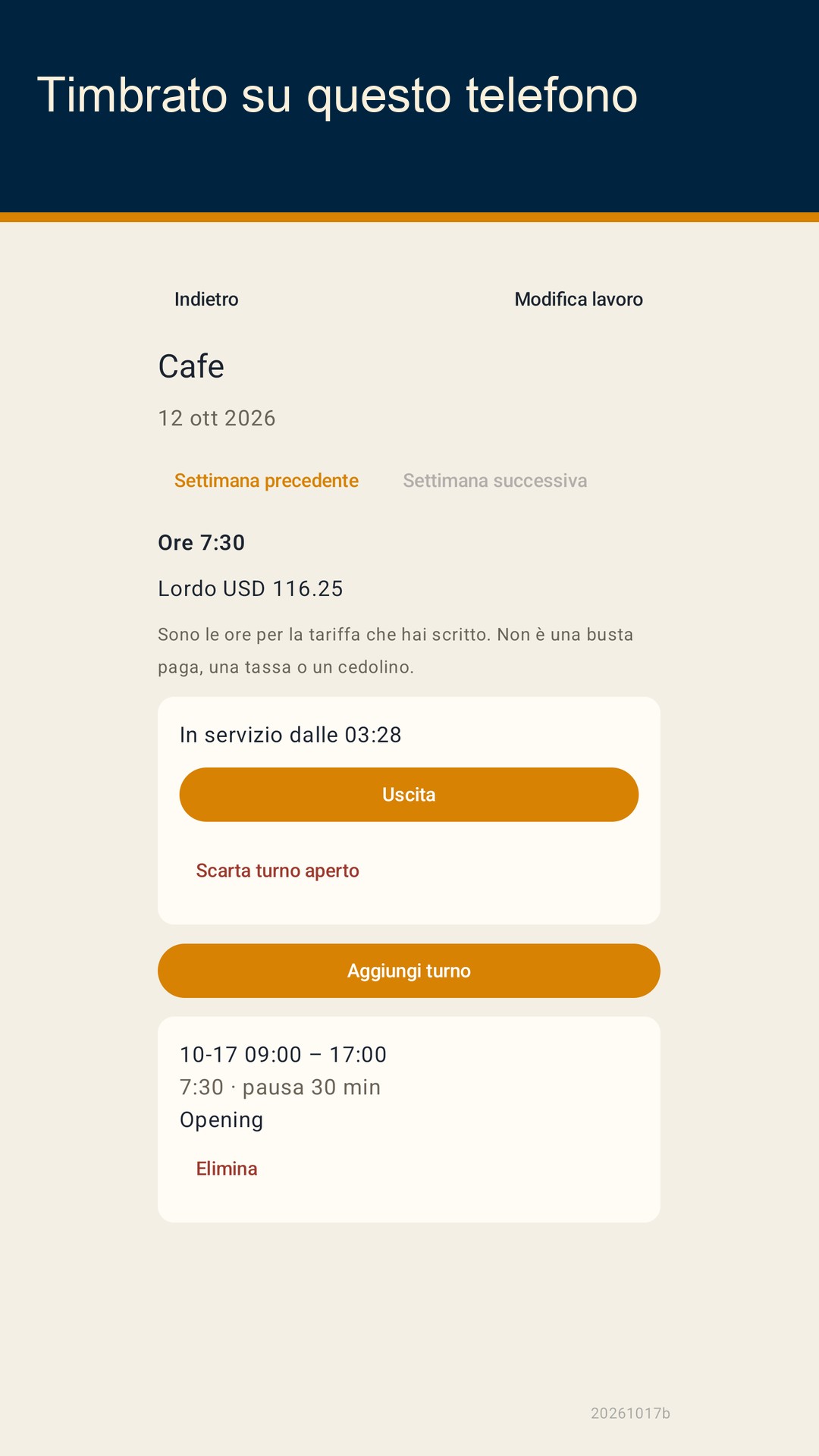 Shiftfold: ore di turno — 3