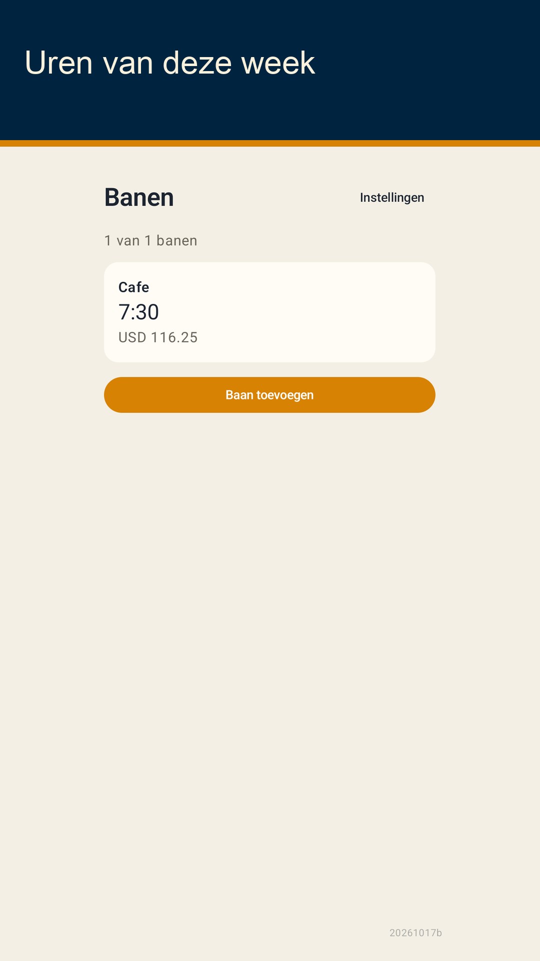 Shiftfold: diensturen