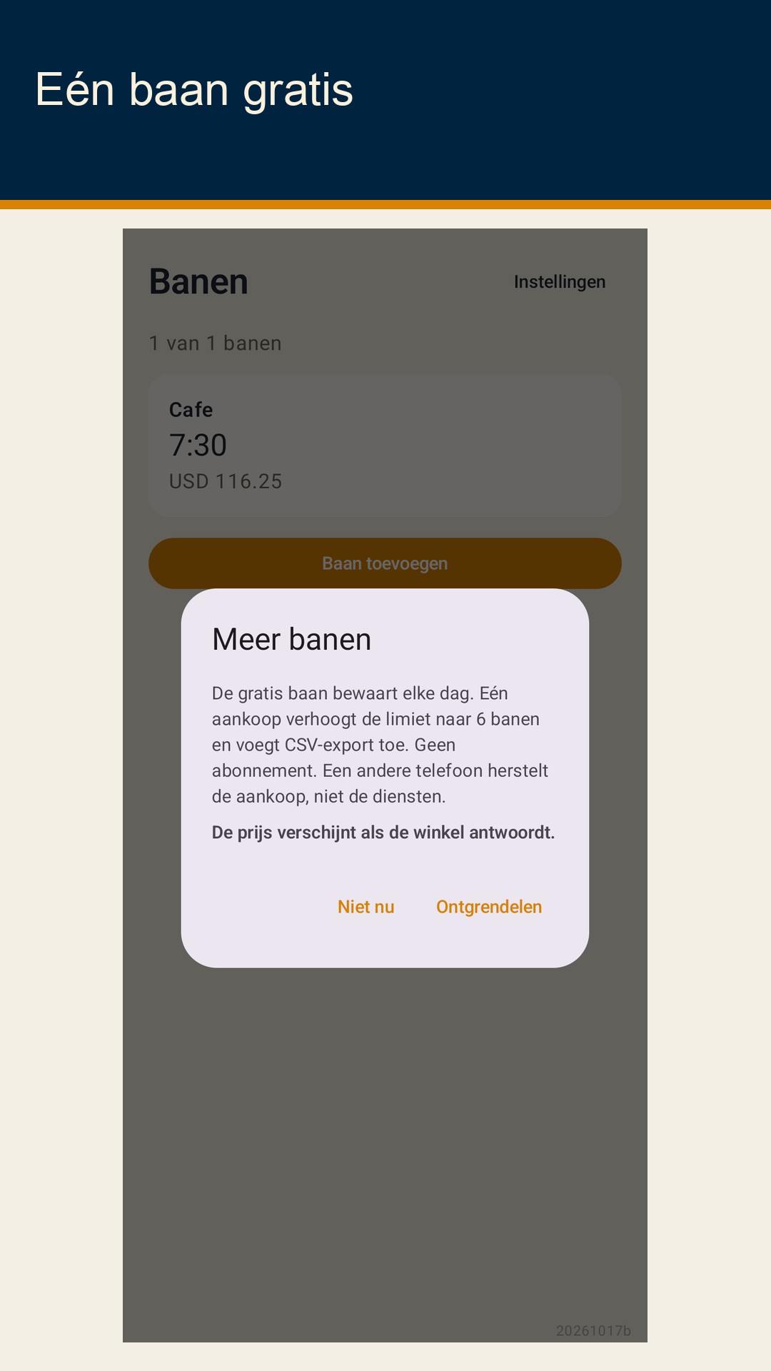 Shiftfold: diensturen — 5