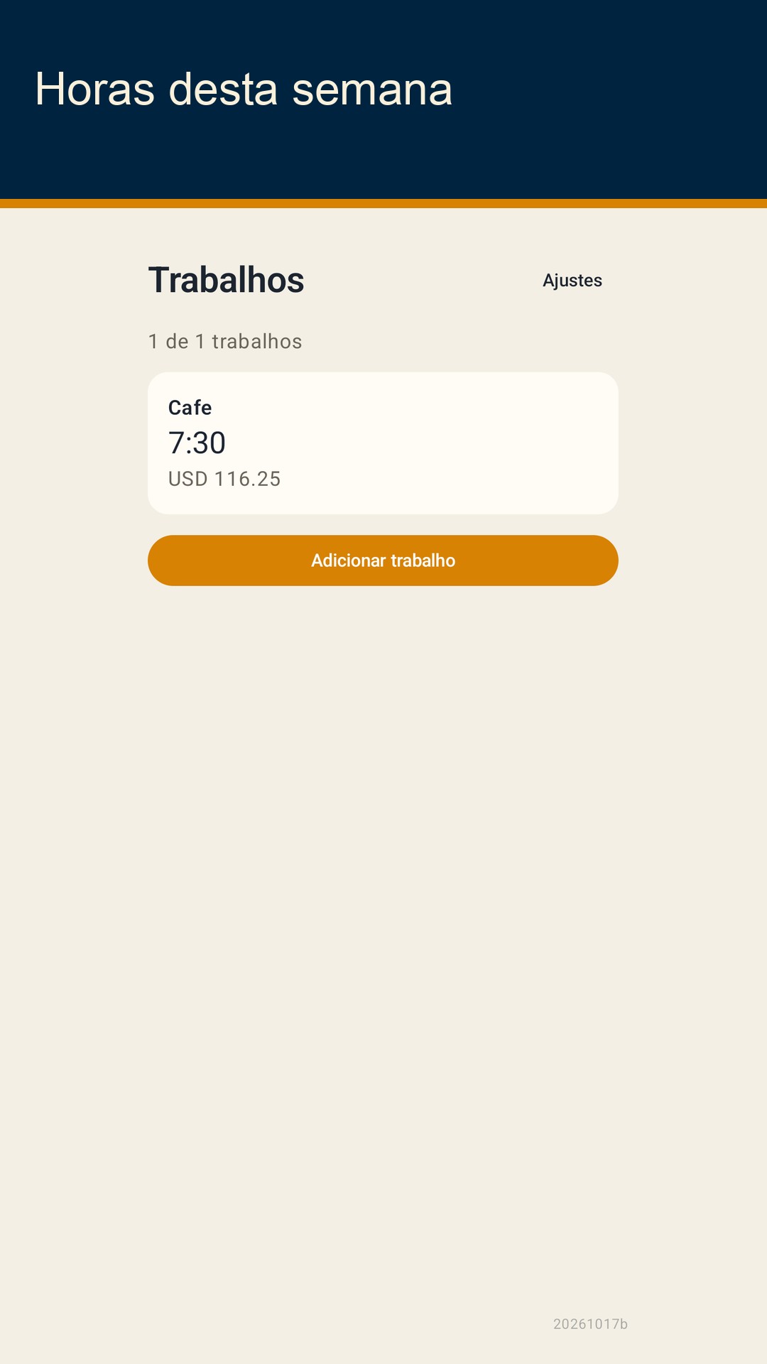 Shiftfold: horas de turno