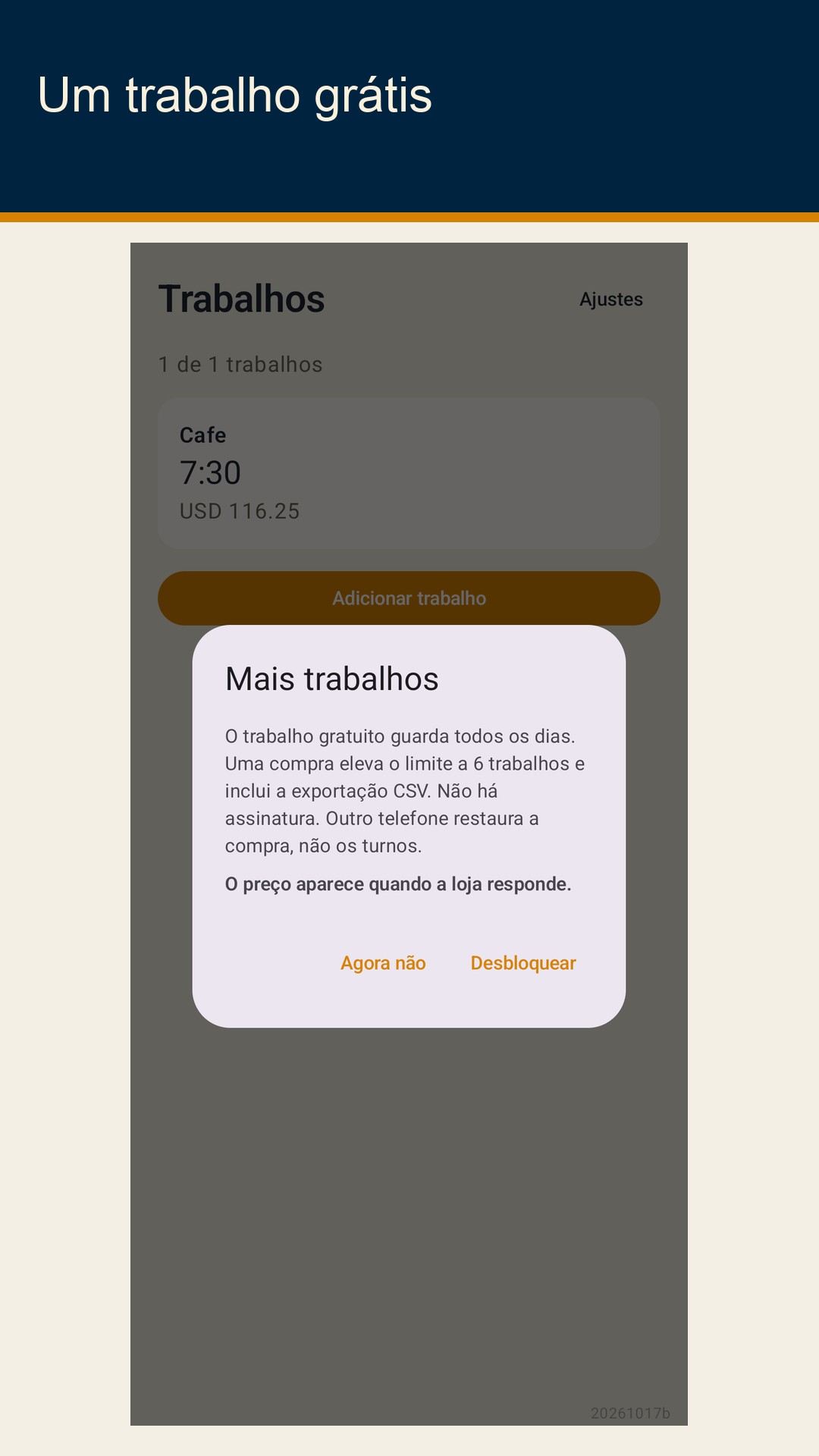 Shiftfold: horas de turno — 5