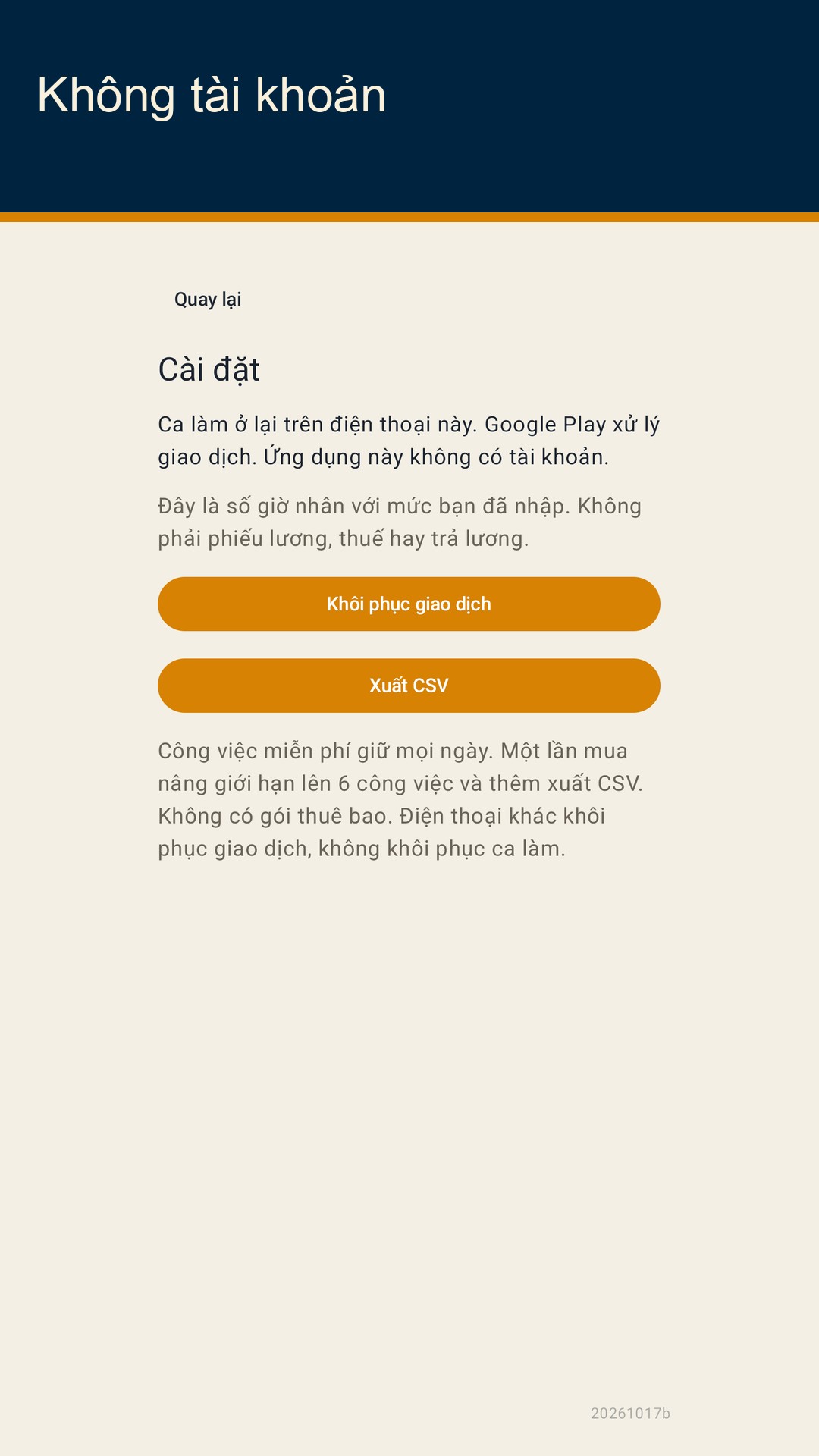 Shiftfold: giờ ca làm — 4