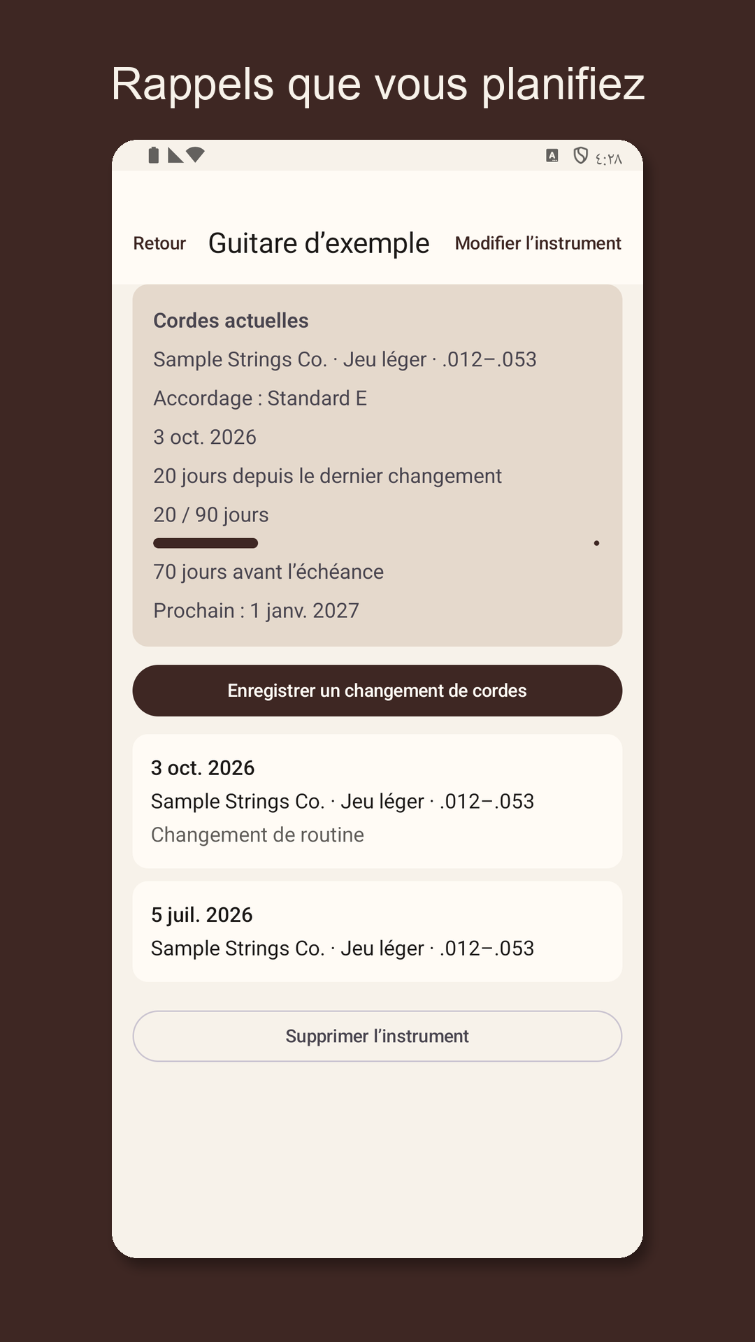 Stringrow: carnet de cordes — 3