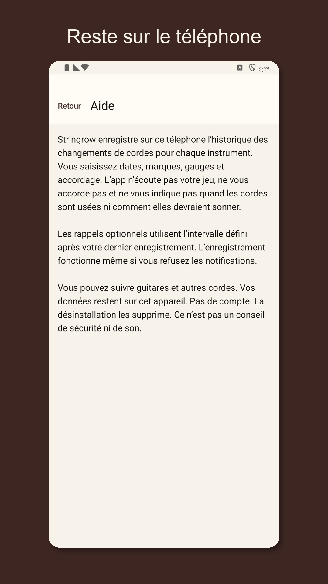 Stringrow: carnet de cordes — 5