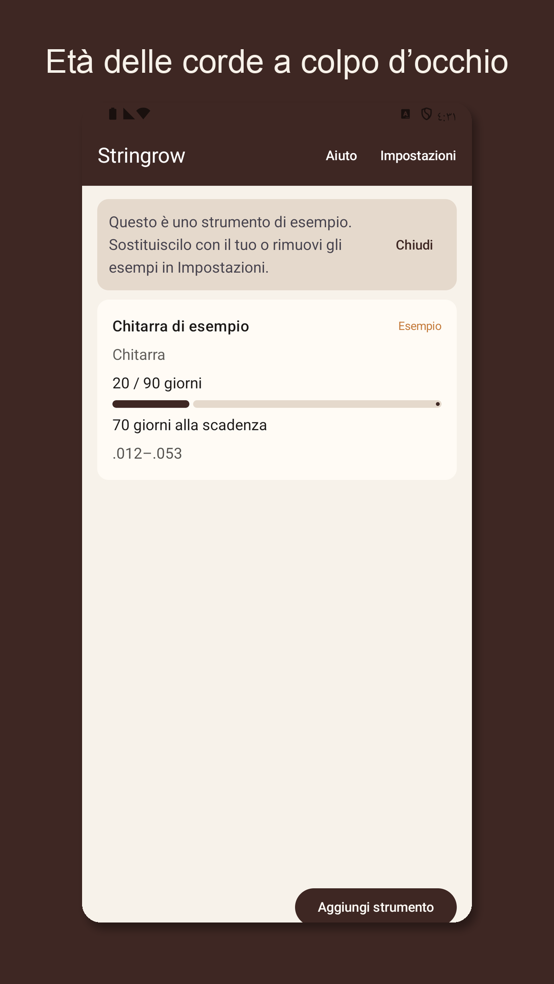 Stringrow: diario corde