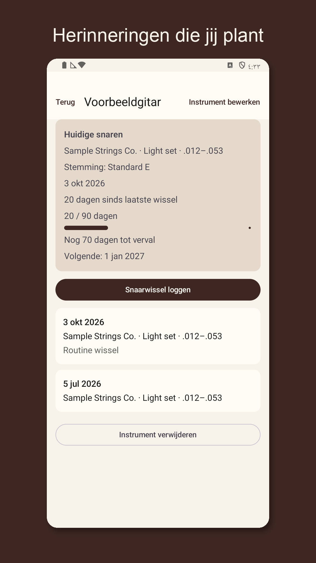 Stringrow: snarenlogboek — 3