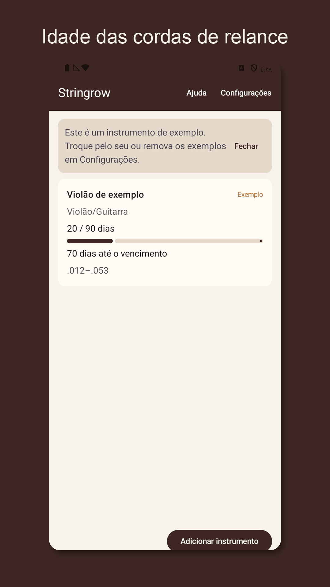 Stringrow: diário de cordas