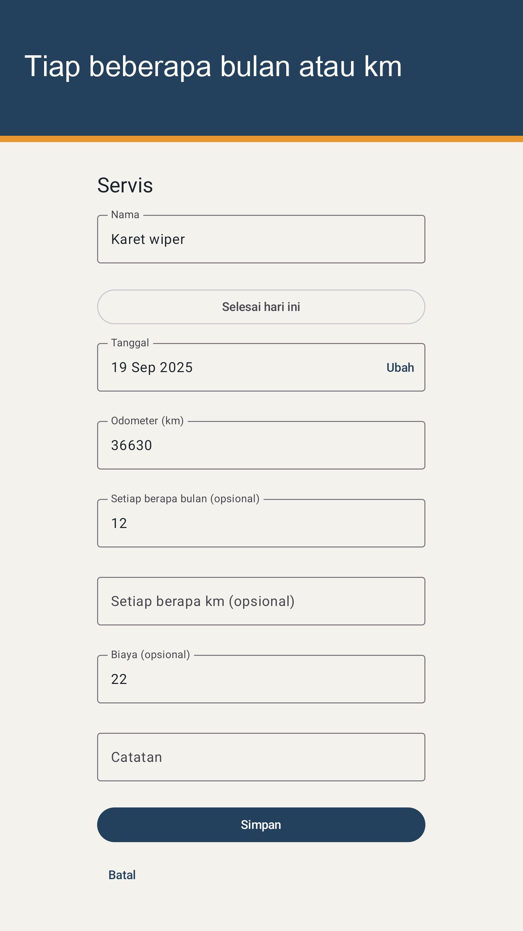 Tankrow: Catatan BBM & Servis — 4