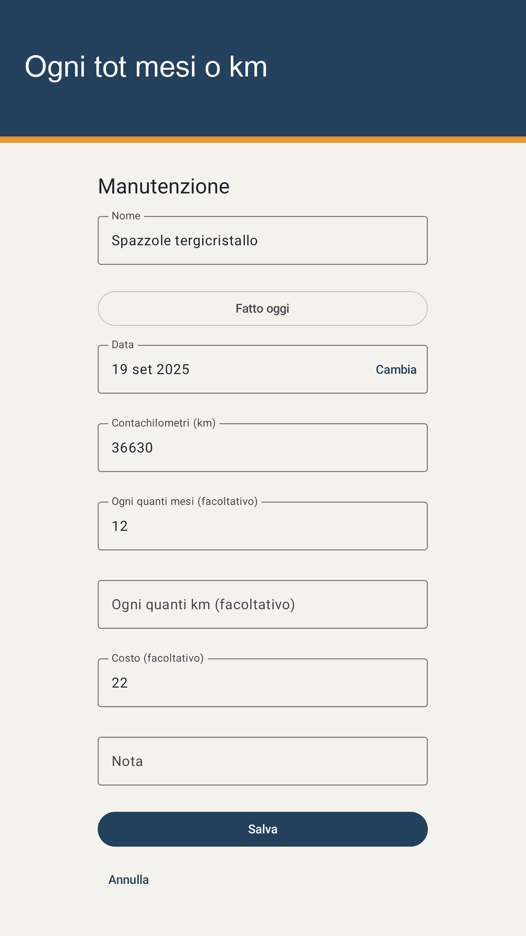 Tankrow: Consumi e tagliandi — 4
