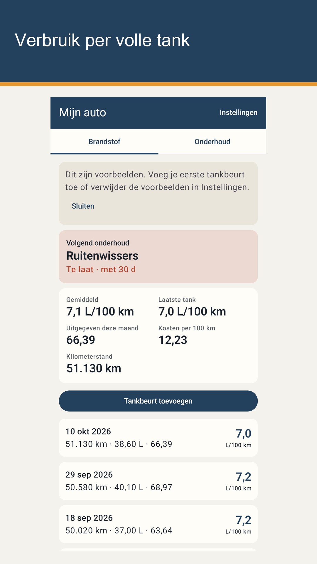 Tankrow: Tankboek en onderhoud