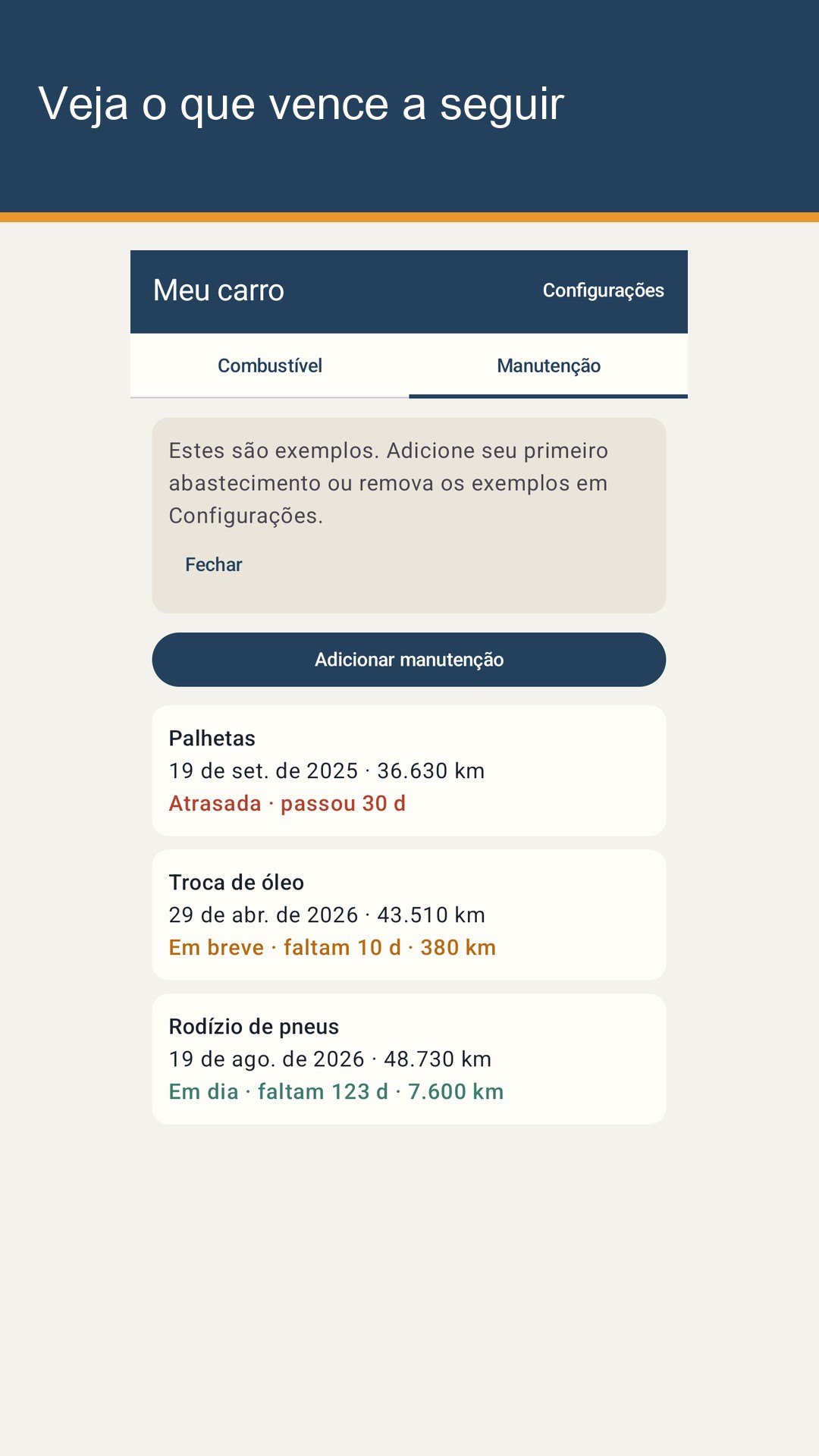 Tankrow: Consumo e revisões — 3