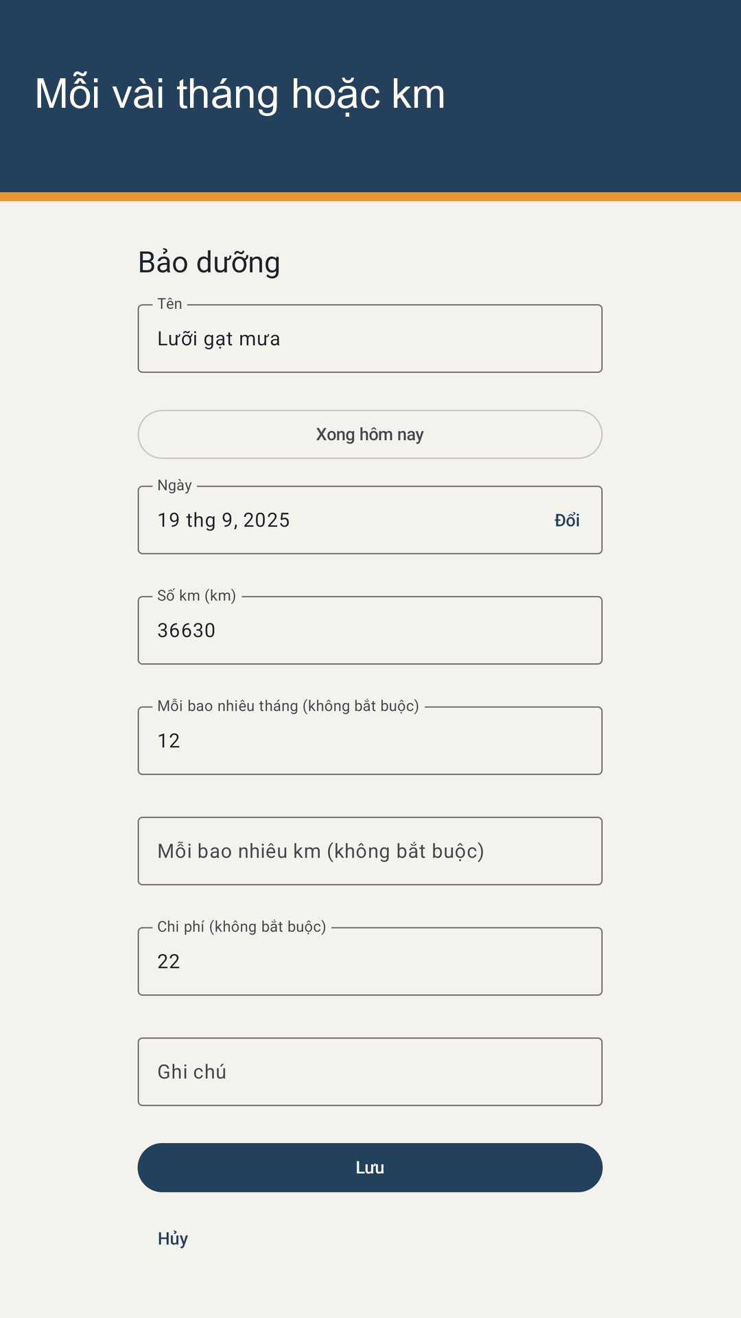 Tankrow: Sổ xăng và bảo dưỡng — 4